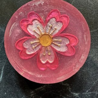 HAND PAINTED RED PETAL DELIGHT